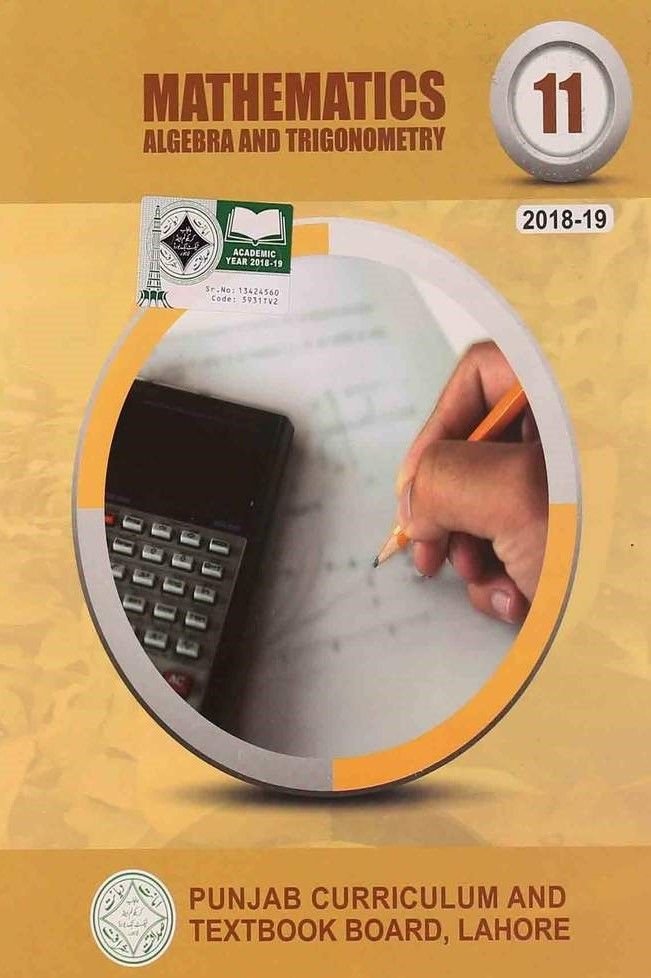11th Class Math Text Book 1st Year Math Book Smadent
