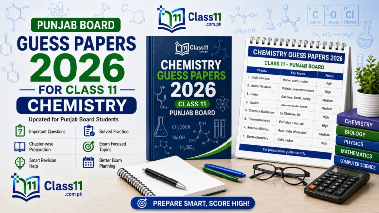 1st Year Chemistry Guess Paper