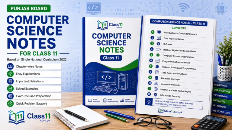 Class 11 Computer Science Notes – Punjab Board